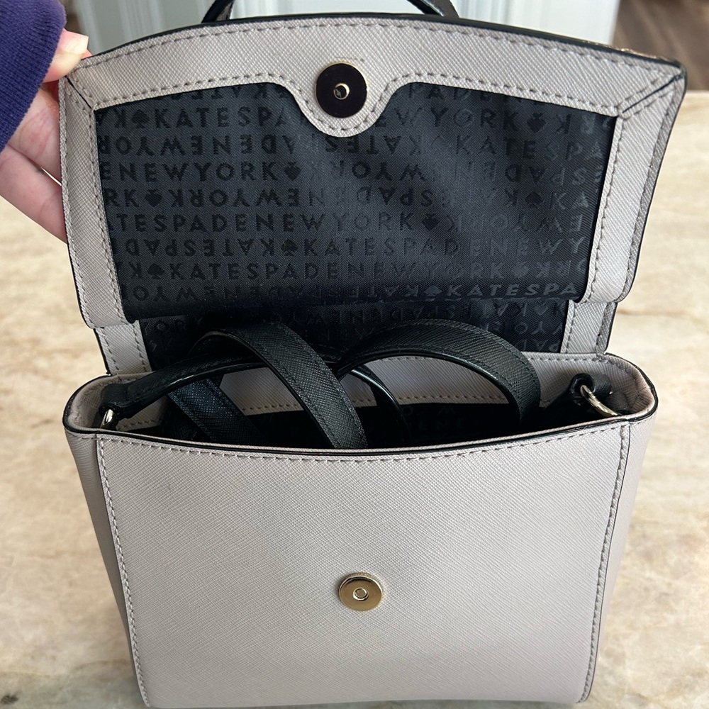 New With Tags Kate Spade Laurel Way Mini Alisanne Leather Crossbody! - Picture 3 of 5